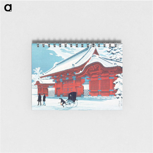アートメモ帳-The Red Gate of Hongo in Snow - 高橋 宏明 Memo.