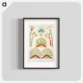 アートポスター-Plants & Flowers from Histoire de l'art égyptien
 - エジプト美術史 Poster.