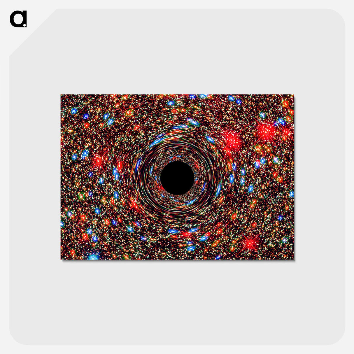 アートポストカード-Behemoth Black Hole
 - ハッブル画像 Postcard.