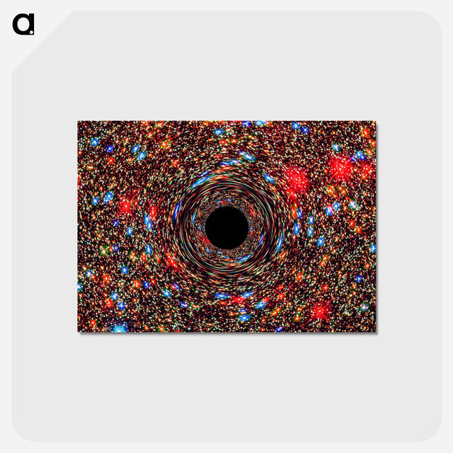 アートポストカード-Behemoth Black Hole
 - ハッブル画像 Postcard.