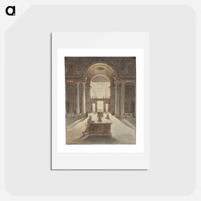 アートポストカード-Borghese Chapel in Santa Maria Maggiore
 - ジャン オーギュスト ドミニク アングル Postcard.
