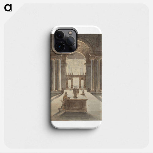 Borghese Chapel in Santa Maria Maggiore
 - ジャン オーギュスト ドミニク アングル Phone Case.