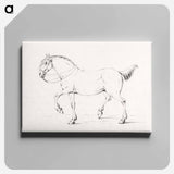 アートパネル-Stepping horse - ジャン ベルナール Canvas.
