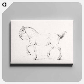 アートパネル-Stepping horse - ジャン ベルナール Canvas.