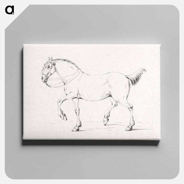アートパネル-Stepping horse - ジャン ベルナール Canvas.