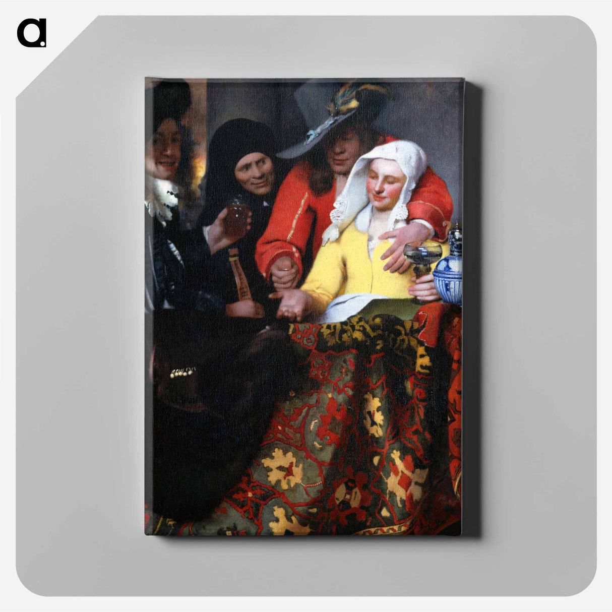 The Procuress - Johannes Vermeer Canvas.