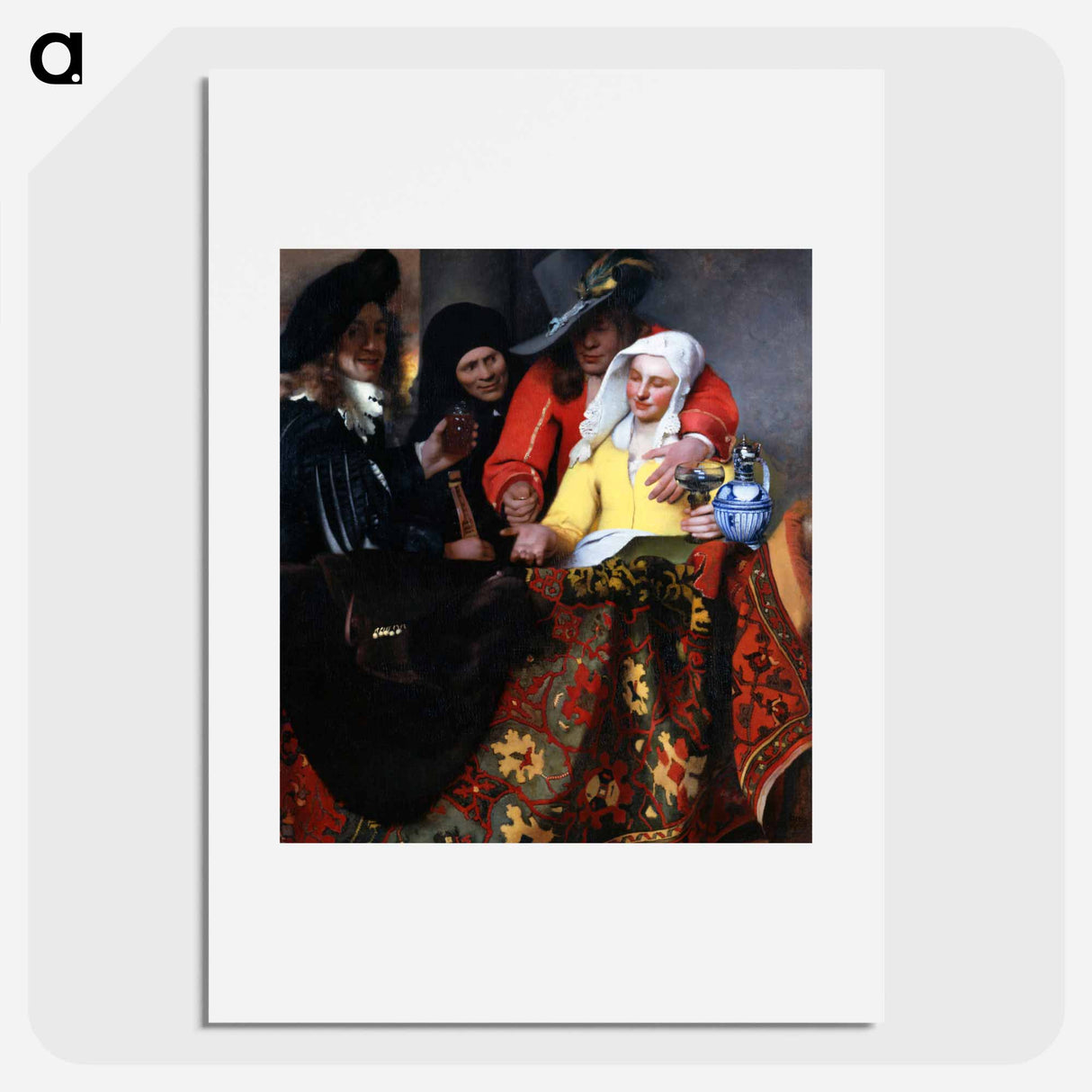 The Procuress - Johannes Vermeer Poster.