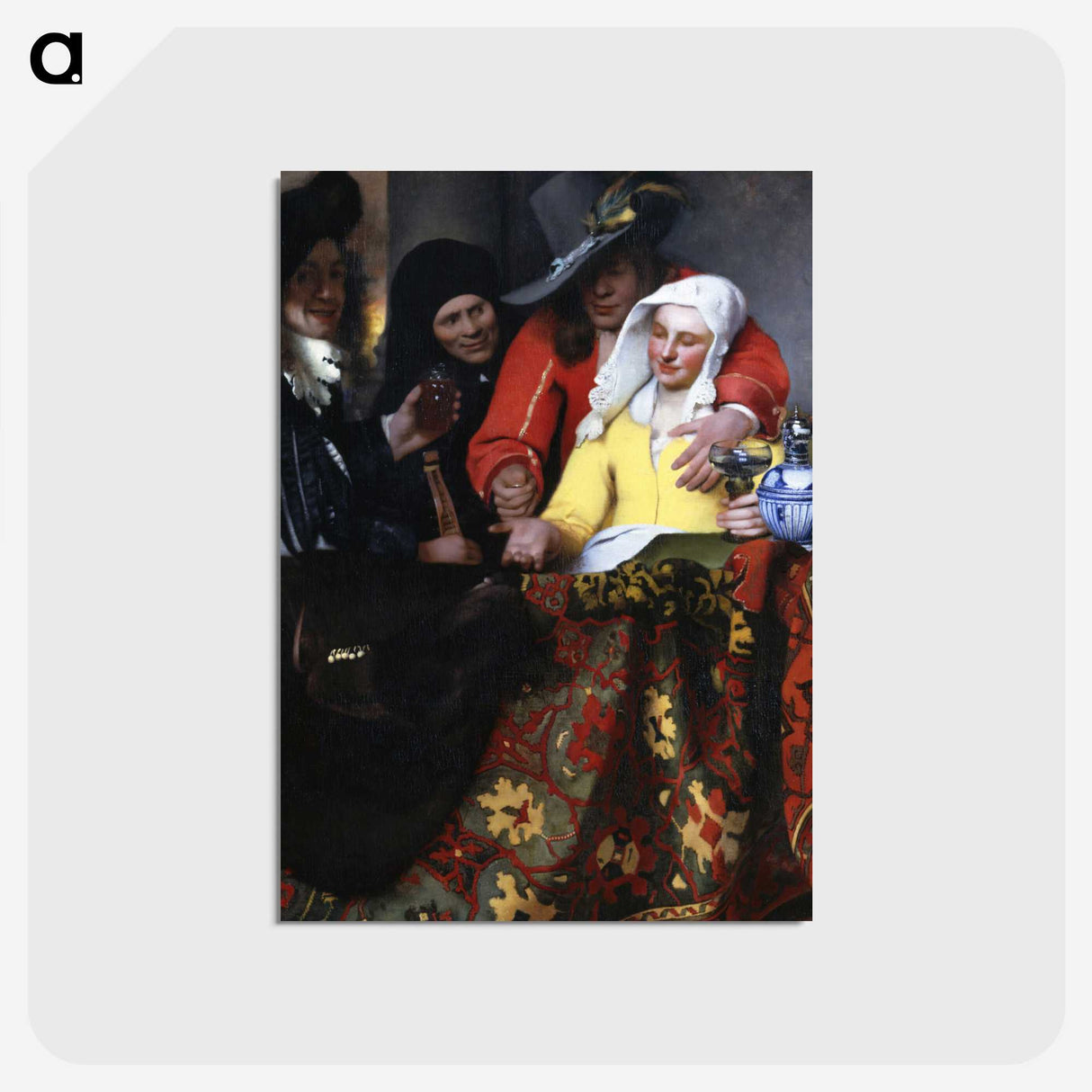 1-7_Johannes-Vermeer_postcard
