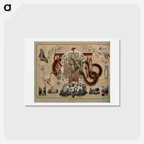 アートポストカード-Victorian Blood Book
 - ジョン ビングリー ガーランド Postcard.