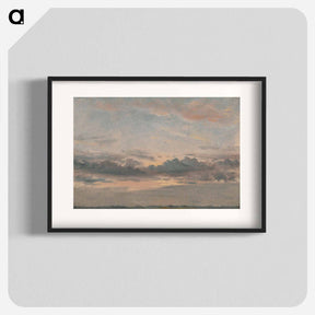 アートポスター-A Cloud Study, Sunset
 - ジョン コンスタブル Poster.