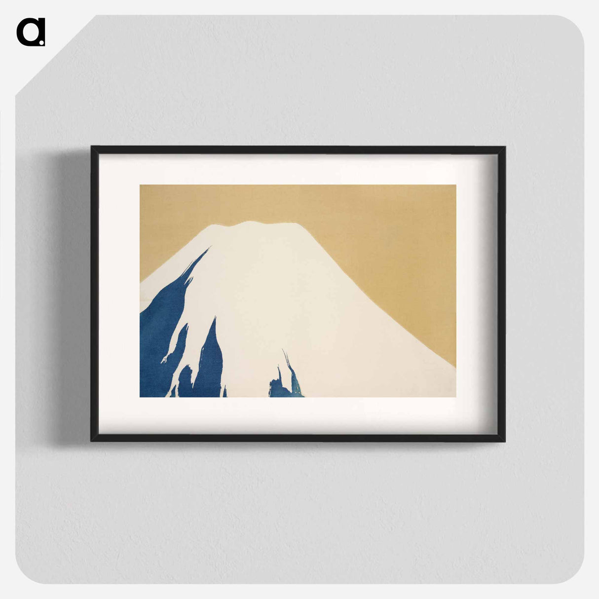 Mount Fuji from Momoyogusa–Flowers of a Hundred Generations - Kamisaka Setsuka Poster.