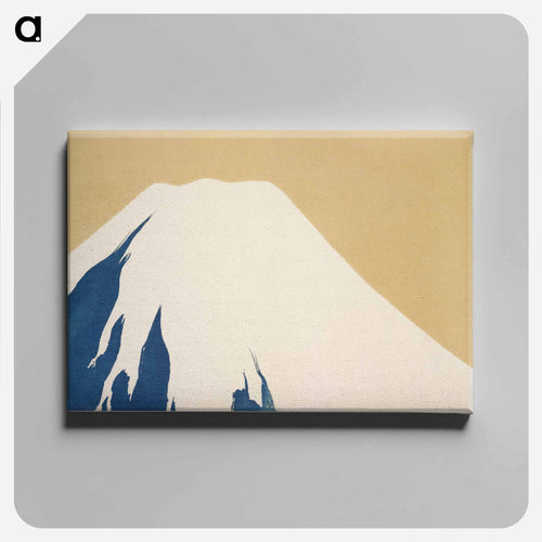 Mount Fuji from Momoyogusa–Flowers of a Hundred Generations - 神坂 雪佳 Canvas.