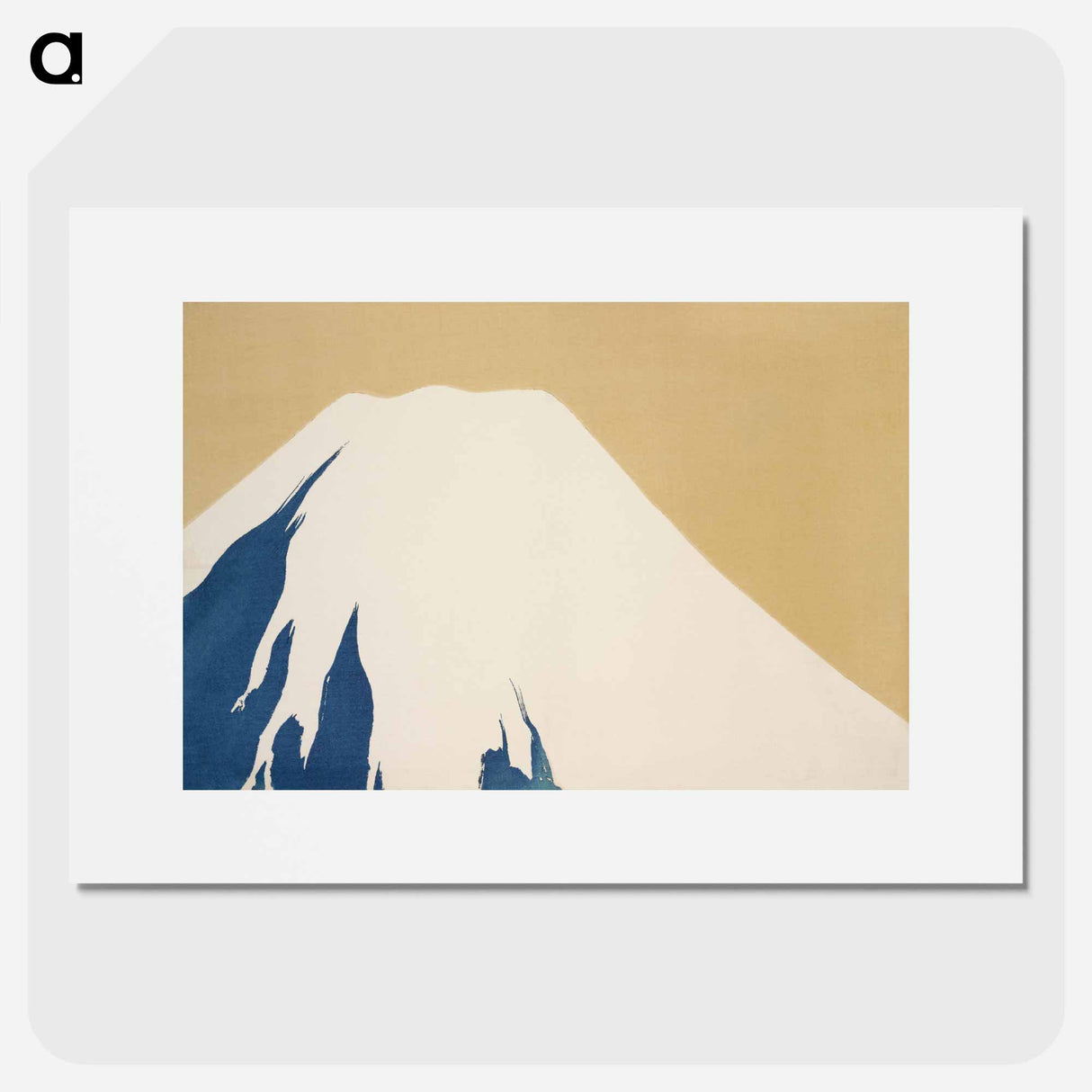 Mount Fuji from Momoyogusa–Flowers of a Hundred Generations - Kamisaka Setsuka Poster.