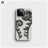 Aspidium Filix Mas (Shield Fern Fronds) - カール ブロスフェルト Phone Case.