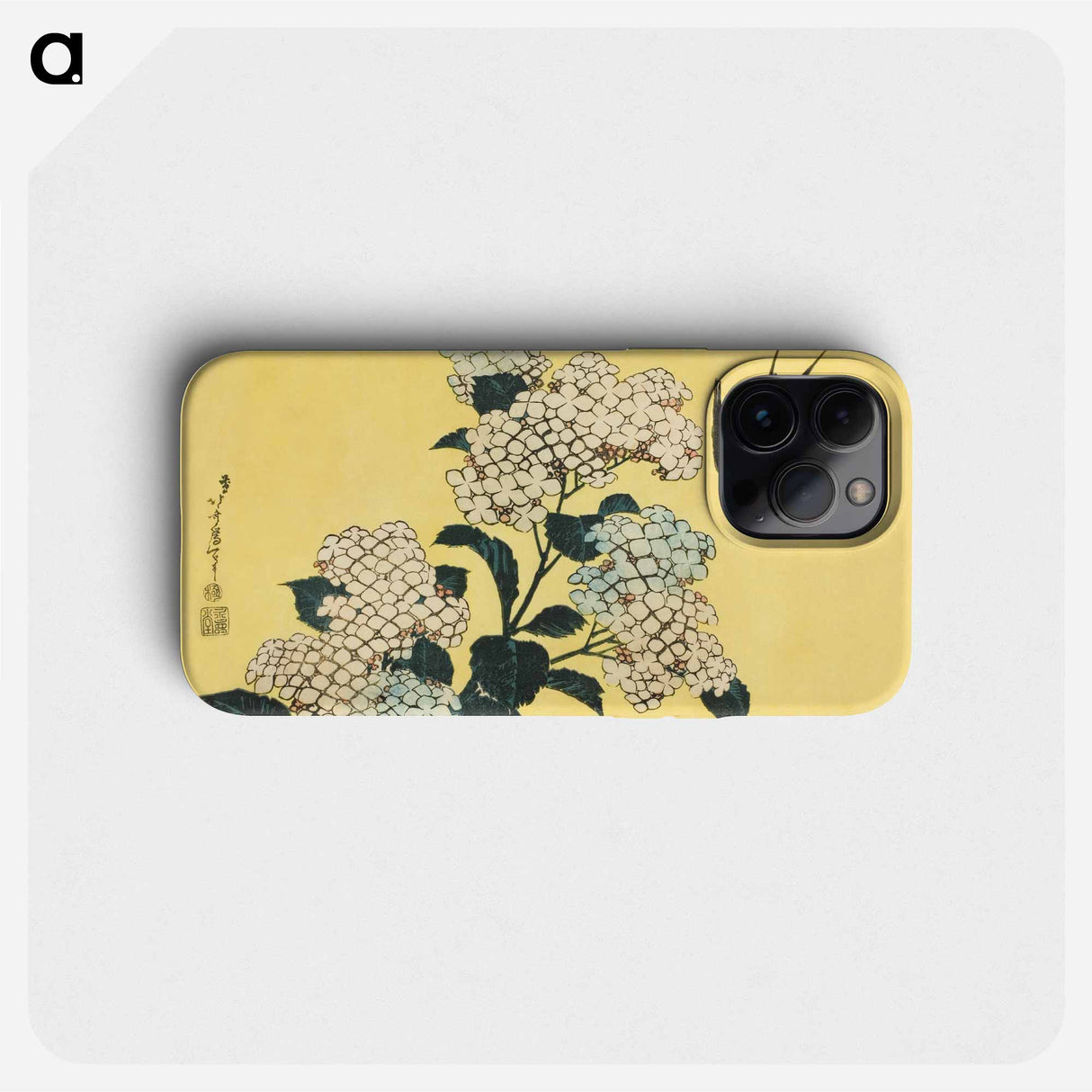 Hydrangea and Swallow - 葛飾 北斎 Phone Case.