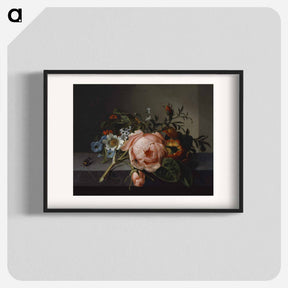 アートポスター-Still Life with Rose Branch
 - バーゼル美術館 Poster.