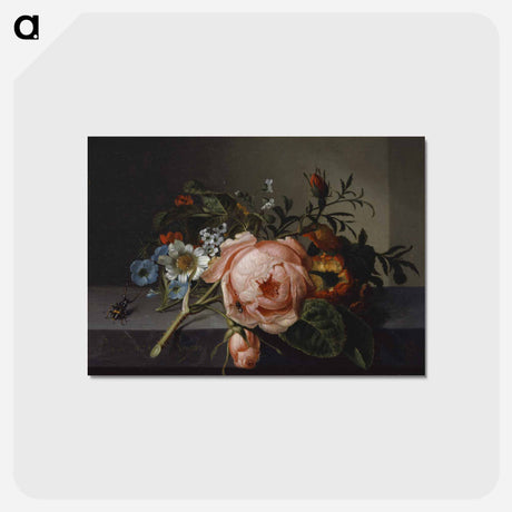 アートポストカード-Still Life with Rose Branch
 - バーゼル美術館 Postcard.