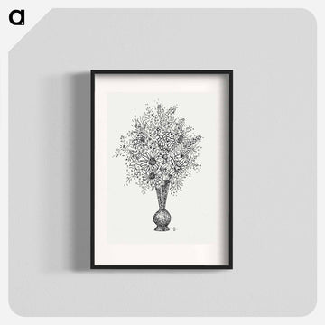 Flower vase - Leo Gestell Poster.