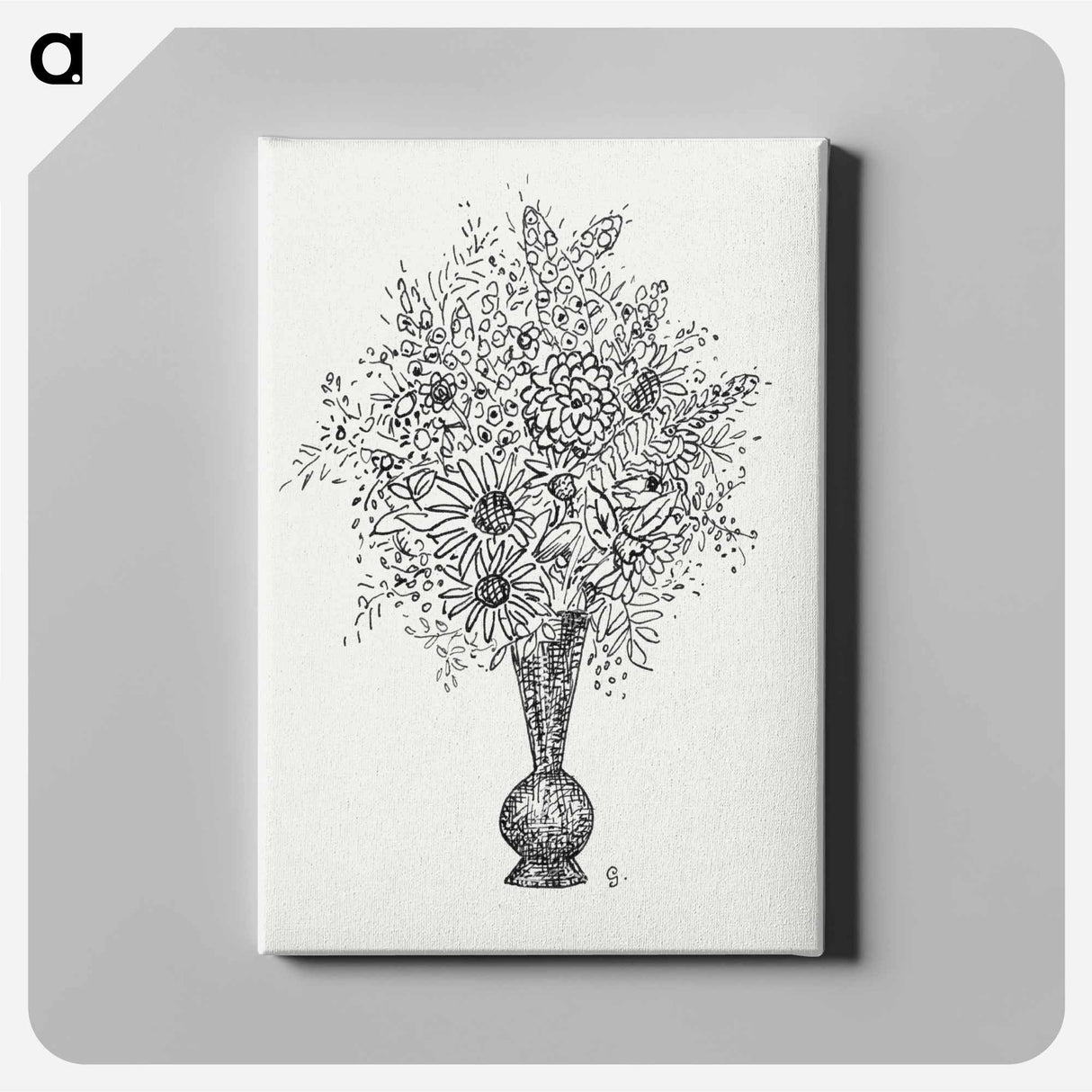 Flower vase - レオ ゲステル Canvas.