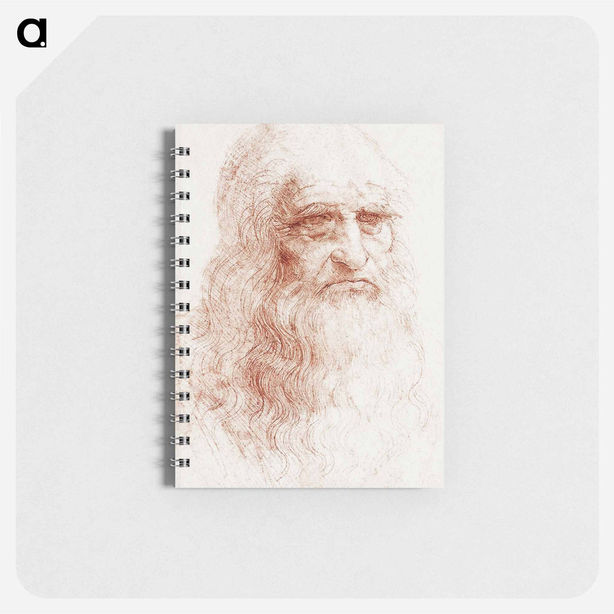 Leonardo da Vinci's Self-portrait - レオナルド ダ ヴィンチ Memo.