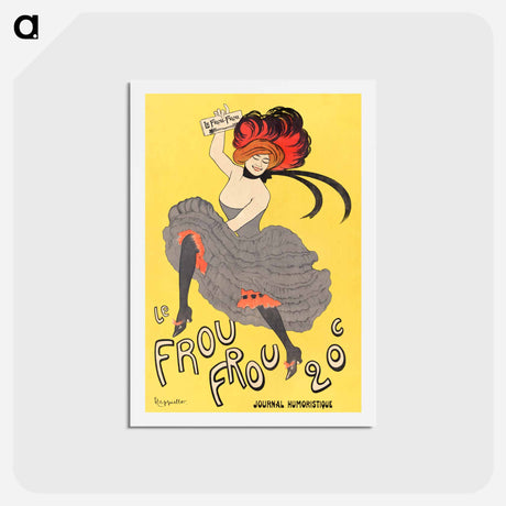 アートポストカード-Le Frou Frou - レオネット カピエッロ Postcard.
