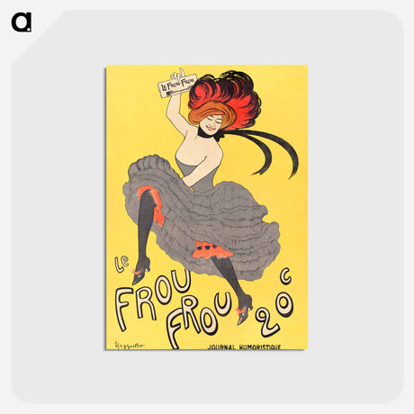 アートポストカード-Le Frou Frou - レオネット カピエッロ Postcard.