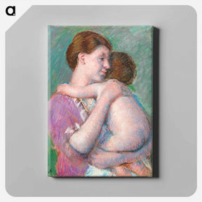 アートパネル-Mother and Child - メアリー カサット Canvas.
