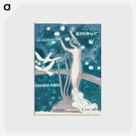 アートポストカード-Love Cover - モーリス ドニ Postcard.