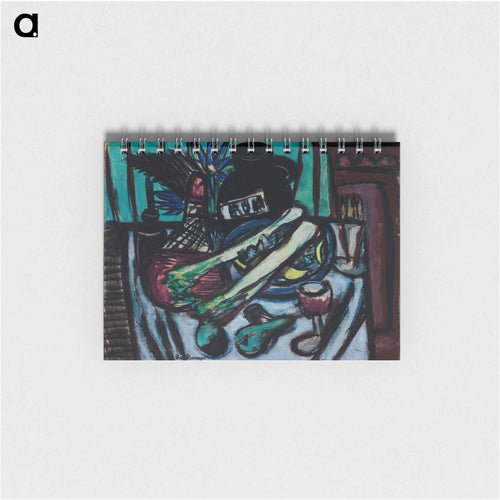 Still Life with Chianti Bottle and Celery
 - マックス ベックマン Memo.