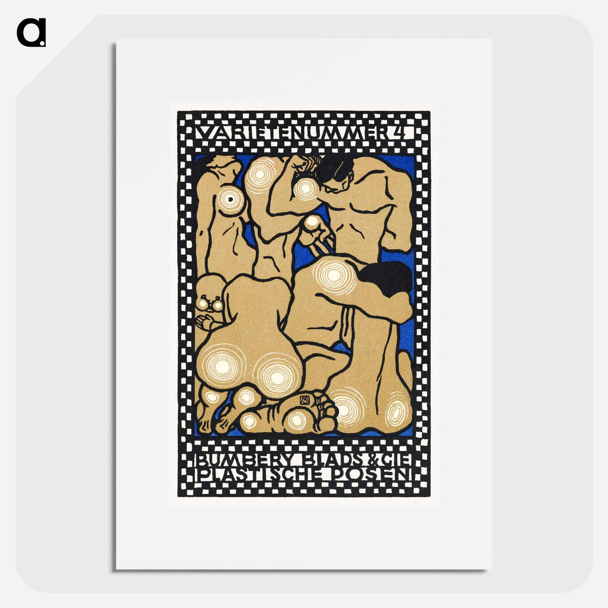 Vaudeville Act 4: Bumbery Blads & Cie, Plastic Poses - モリツ ユング Poster.