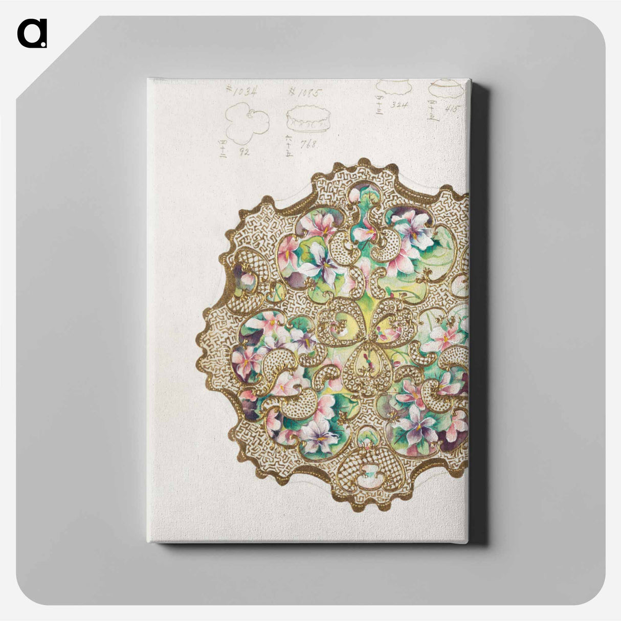アートパネル-Design for a Plate or Bowl
 - ノリタケ工場 Canvas.