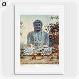 The Bronze Buddha at Kamakura - 小川 一正 Poster.