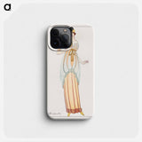 Woman in anklelength tubular dress - オットー フリードリヒ カール レンデッケ Phone Case.