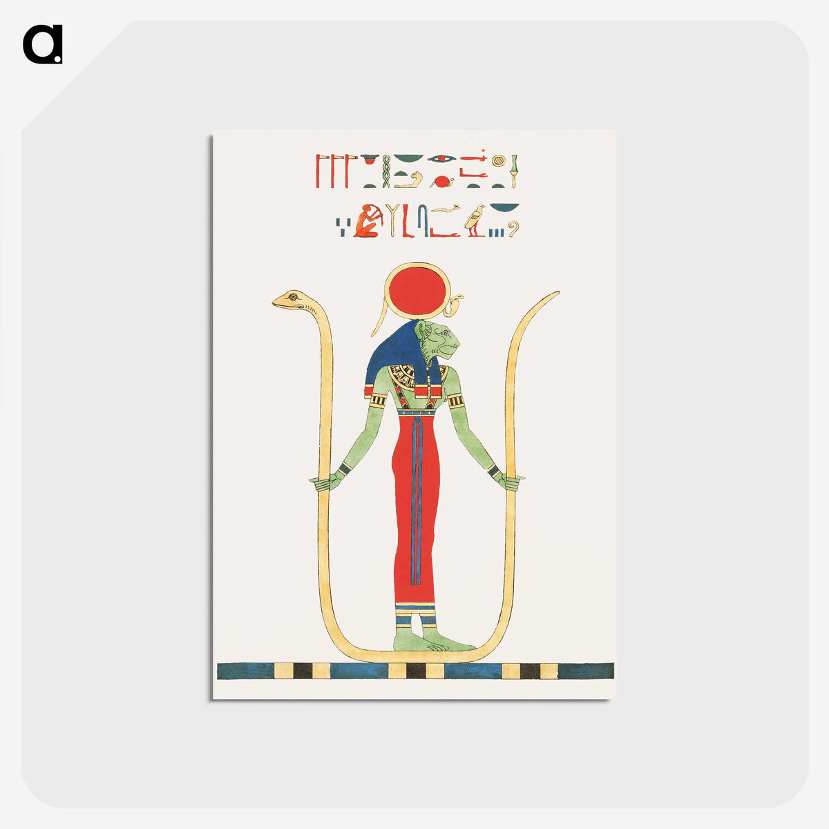 1-7_Pantheon-Egyptien_postcard