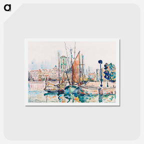 アートポストカード-La Rochelle - ポール シニャック Postcard.