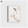 アートメモ帳-Japanese Long-tailed Tit and Maple Tree
 - 鳥類図鑑 Memo.