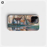 Farm near Duivendrecht - Piet Mondrian Phone Case.