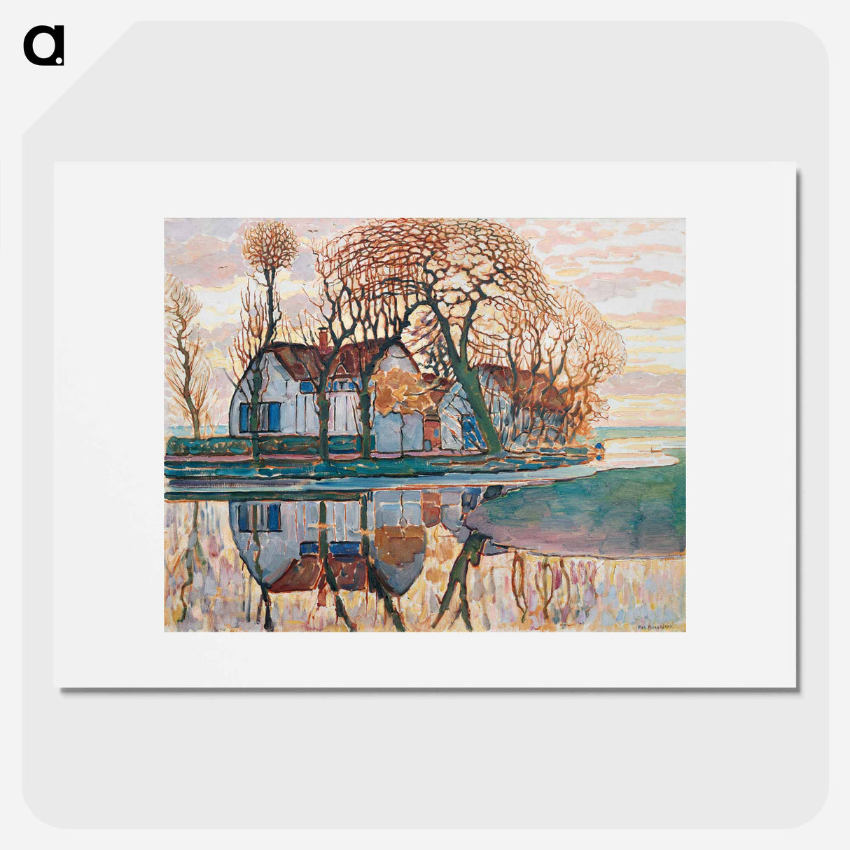 Farm near Duivendrecht - Piet Mondrian Poster.