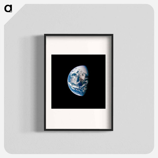 アートポスター-Earth Viewed from Space
 - 地球 Poster.