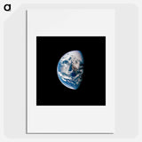 アートポスター-Earth Viewed from Space
 - 地球 Poster.
