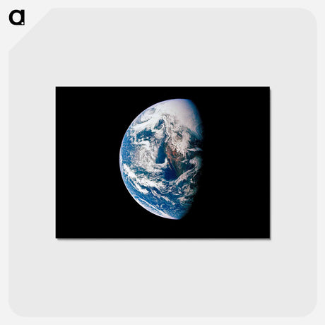アートポストカード-Earth Viewed from Space
 - 地球 Postcard.