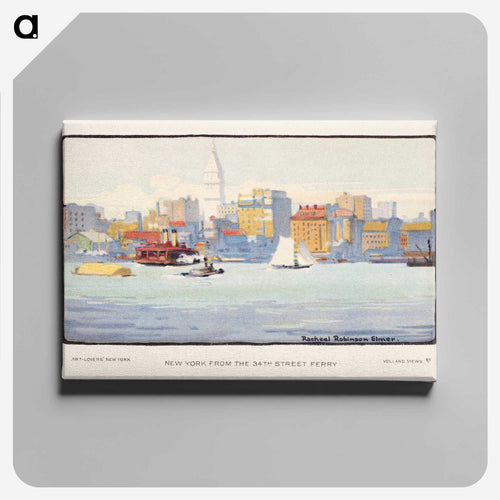 New York from the 34th Street Ferry
 - レイチェル ロビンソン エルマー Canvas.