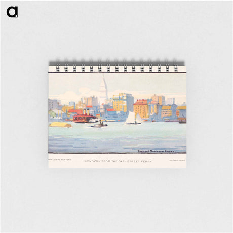 アートメモ帳-New York from the 34th Street Ferry
 - レイチェル ロビンソン エルマー Memo.