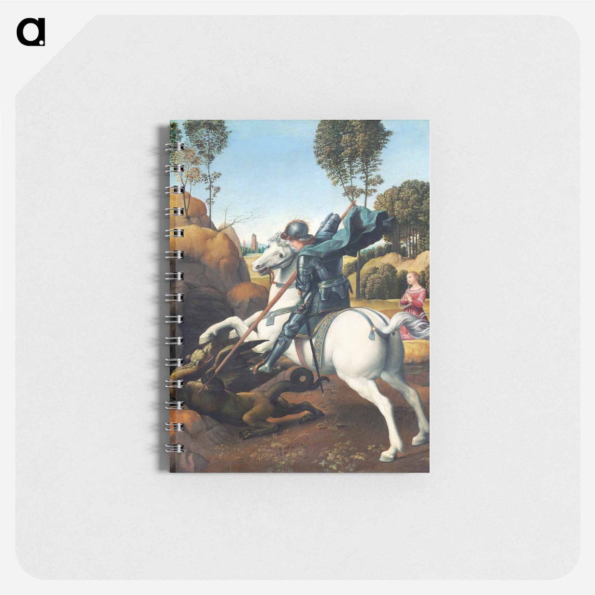 Raphael's Saint George and the Dragon - ラファエロ サンティ Memo.