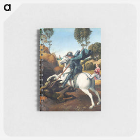 アートメモ帳-Raphael's Saint George and the Dragon - ラファエロ サンティ Memo.