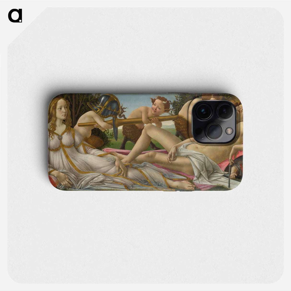 Mars and Venus - Sandro Botticelli Phone Case.