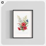 アートポスター-Lilac, Marvel of Peru and Spiderwort
 - 花言葉 Poster.
