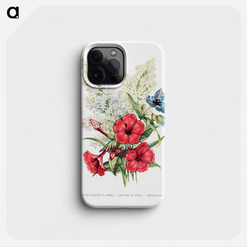 Lilac, Marvel of Peru and Spiderwort
 - 花言葉 Phone Case.