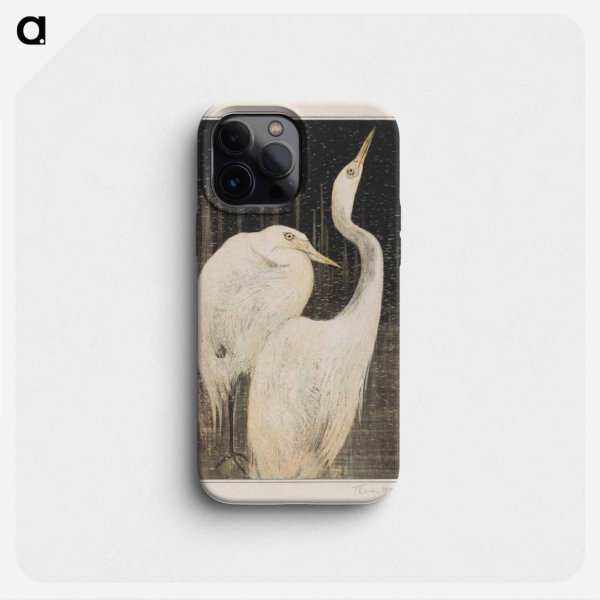 Twee zilverreigers - テオ ファン ホイテマ Phone Case.