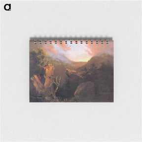 アートメモ帳-Mountain Sunrise - トーマス コール Memo.